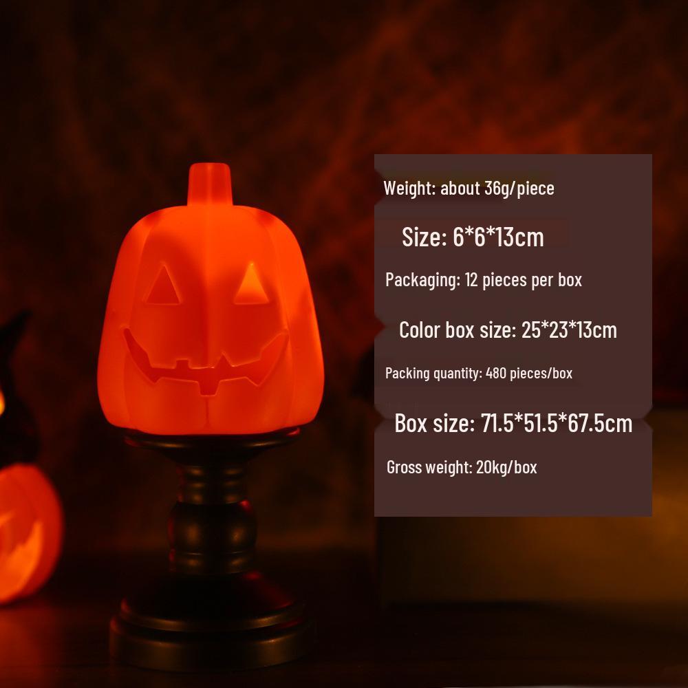

Pumpkin Lantern LED Candle Light - Halloween Decor, Creative Party Ornaments, Festive Night Atmosphere