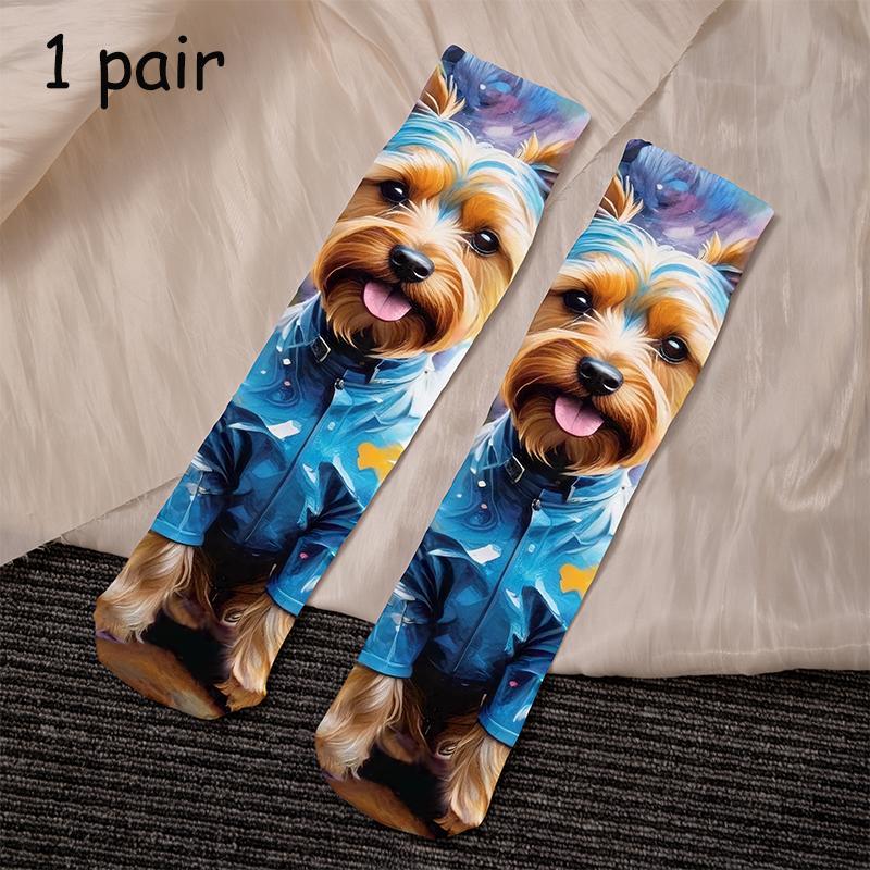 Funny Animal Socks Cat Dog Socks for Men Women Teens Christmas Gift Adult Women Men Teens Gag White Elephant Gifts