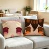 A-Anime Gachiakuta Riyo Reaper Regto Pillow Case Square Double-Sided Sofa Cushion Cover Bedroom Bedside Pillow