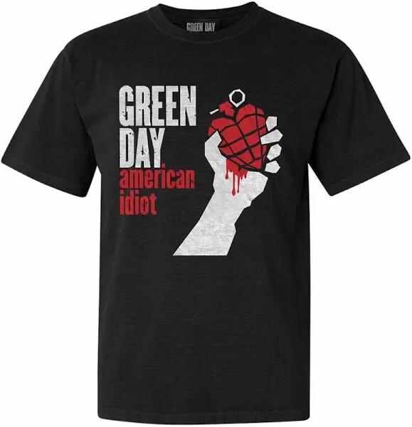 26 Green Day American Idiot Rock Band T-Shirt Black New Unisex T-Shirt XXL