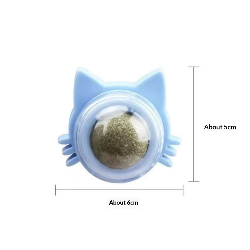 Cats Catnip Cat Toy Natural Ball Removal Cat Grass Treats To Improve Digestion Wall Sticker Scratch Itchy Treat Healthy Supplie