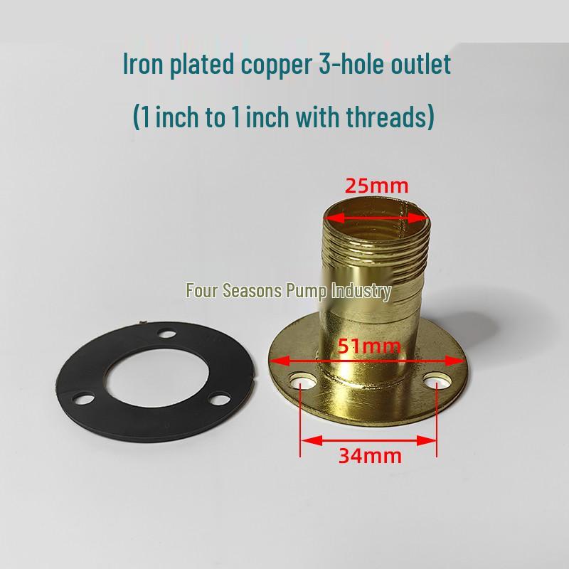 2-inch To 1-inch Cast Iron Elbow for Submersible Water Pump