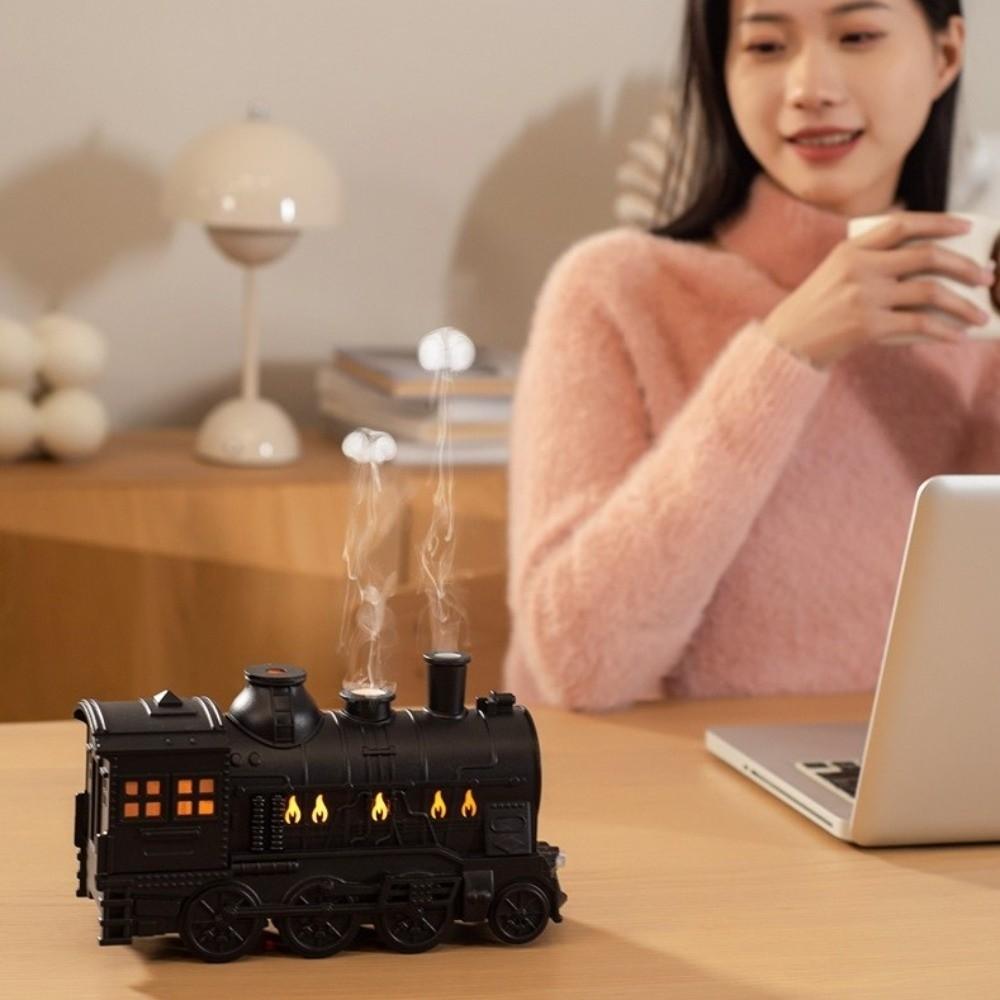 Remote Control Train Shape Diffuser Cool Mist Air Humidifier Essential Oil Diffuser  Home