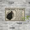 Viking Metal Wall Art Tin Sign 8x12 Inch Aluminum Rustic Pub Decor Garage Man Cave