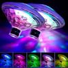 LED Waterproof Floating Underwater Pool Light RGB Disco Glow Show Lamp for Swimming Pool Hot Tub Spa Bath Party Festival Decor Lighting