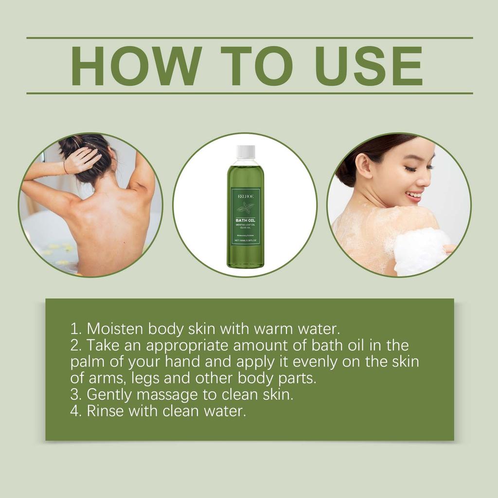 EELHOE Bubbles Bath Oil Long Lasting Deep Nourish Moisturizing Skin Brightening Products Full Body Cleaning Bath Essential Oil