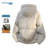 JEANSWEST Men's Hooded PU Puffer Jacket