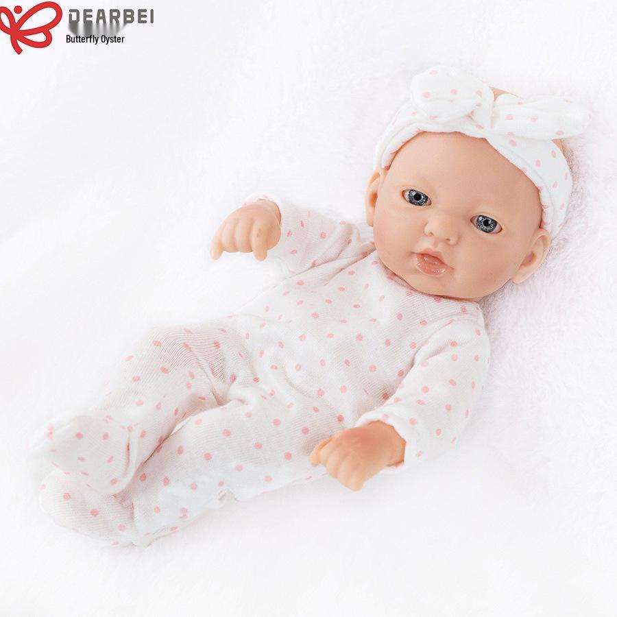 7-inch Soft Vinyl Reborn Baby Doll - Soothing Toy for Children
