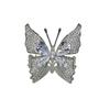 Elegante Broche Mariposa de Cobre y Circonita: Accesorio de Abrigo de Lujo con Acabado de Alta Calidad