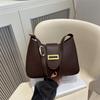 Fashion Pu Bag Shoulder Bag Texture Foreign Style Handbag Retro Small Square Bag Trend Versatile Messenger Bag