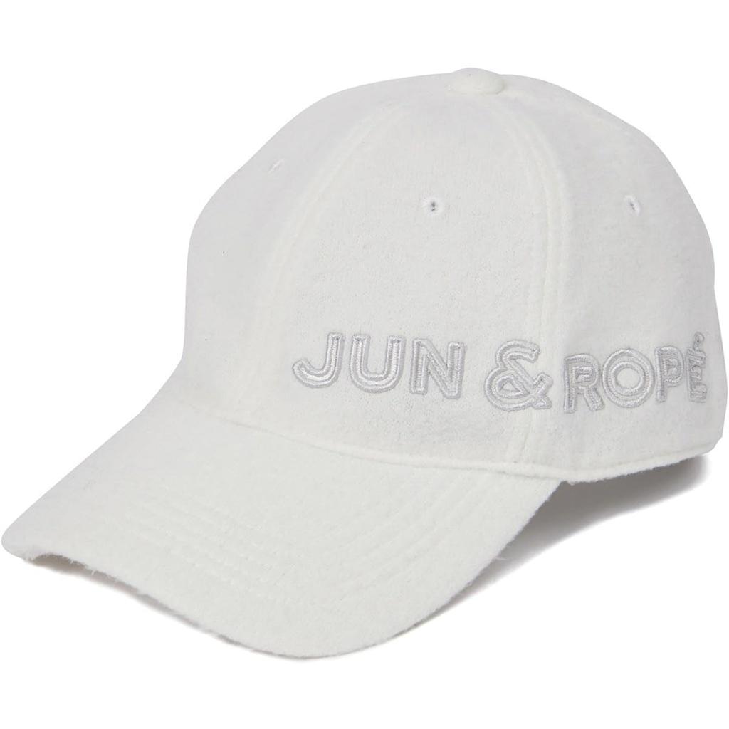Jun & Rope Cap, Fleece Lining, Side Logo Cap, Women's, ERU44200, White Main (10)