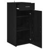 Storage Cabinet Black Oak 40 x 42.5 x 93 cm