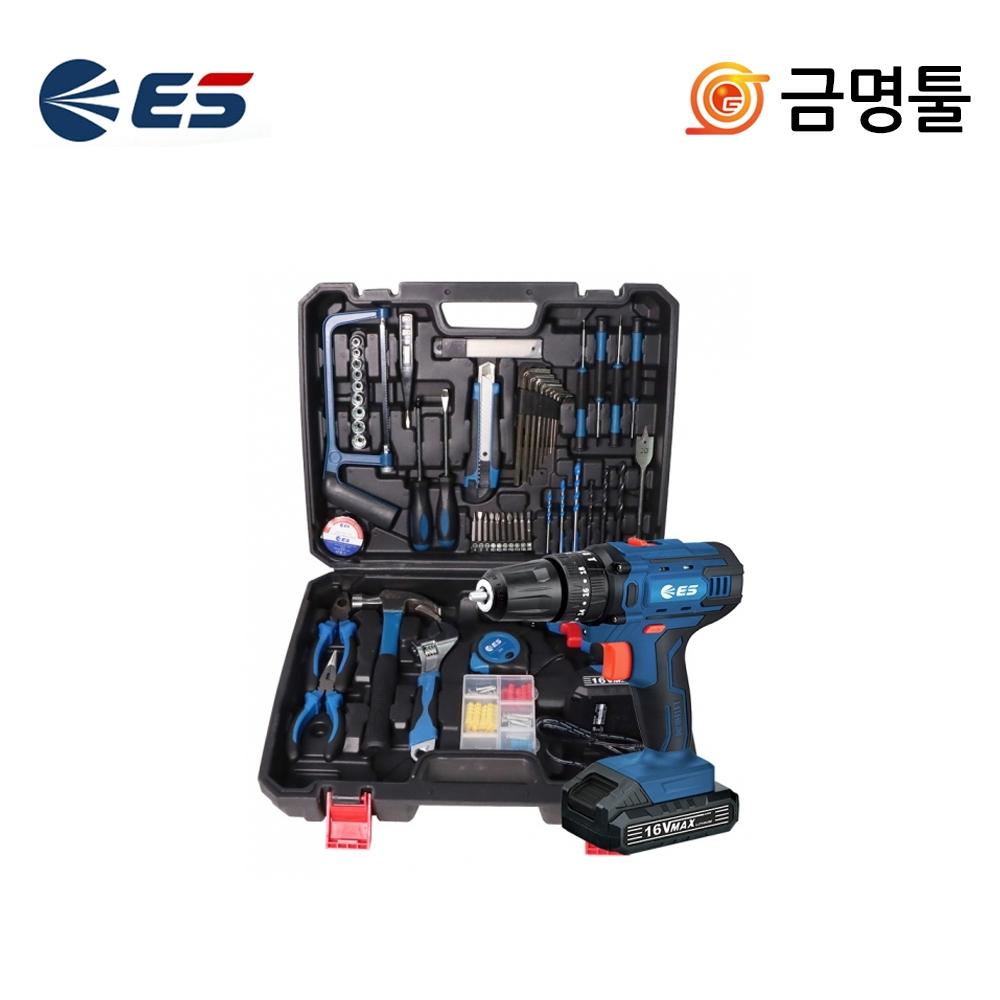 

ES Industrial LH216K Перезаряжаемая ударная дрель 16 В 1,3 Ач 1 упаковка 112 шт. Аксессуары в комплекте Бытовой инструмент