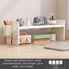 New Simple Design Hole Board Bookcase Easy Assembly Open Top Desktop Bookcase Modern Style Tabletop Display Shelf Home Office