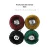 12/40 Count Fiber Wheel Amber Honey Wax Metal Cleaning & Polishing Kit with Handle Brush & Sponge Cloth