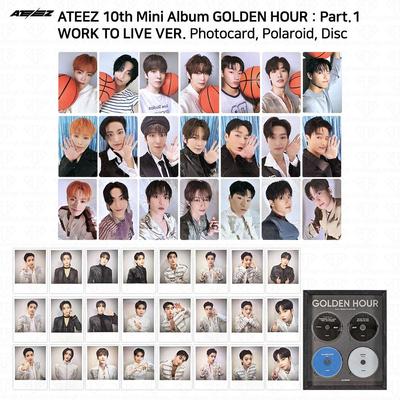 Golden Hour Teil.1 Work To Live Ver Fotokarte Polaroid Disc KPOP K-POP
