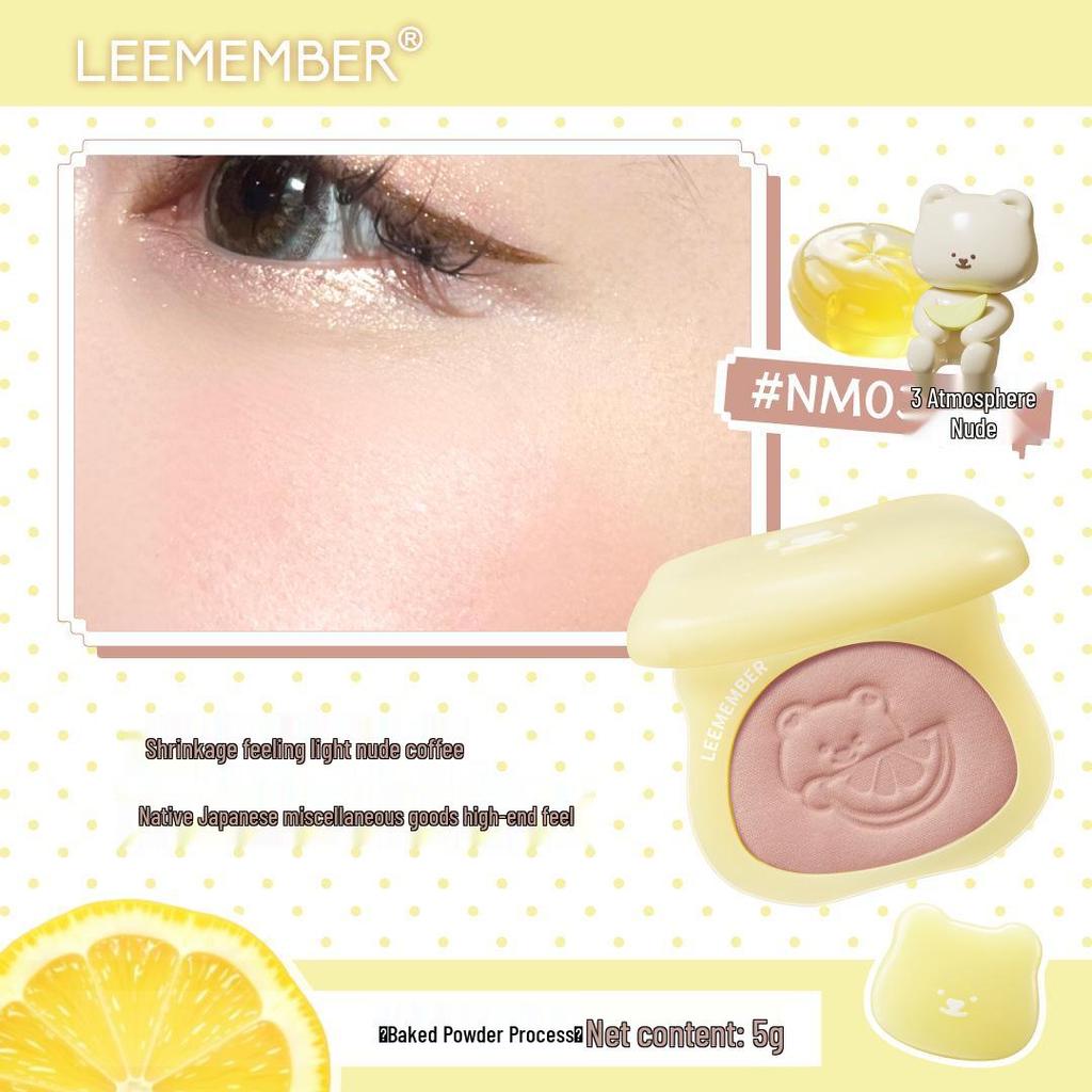 Fruit Punch Litchi Single Eyeshadow & Multi-Use Highlight Powder: Lemon Bear Dreamcore Edition