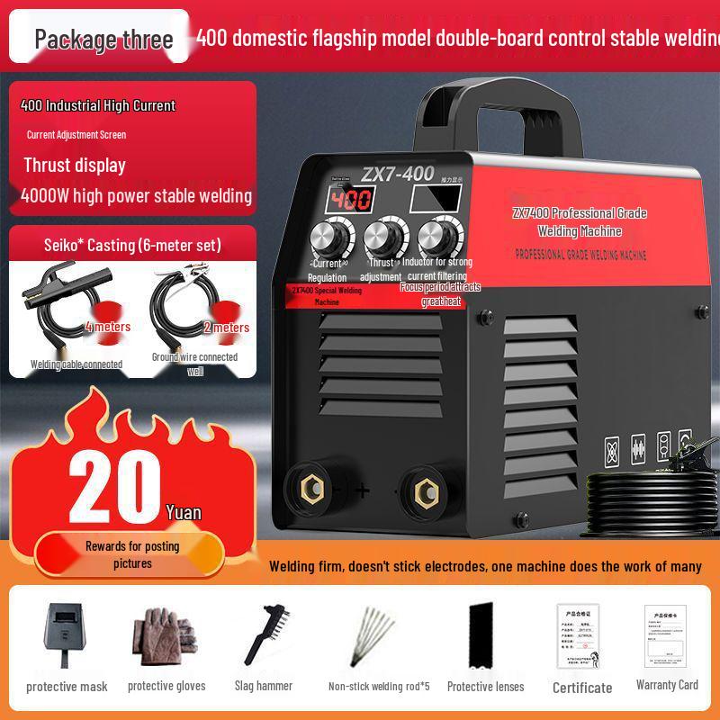 Da Han Dual-Use 220V/380V Portable Inverter Electric Welder
