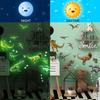 Lifelike Jurassic Dinosaur Luminous Wall Decals Vinyl Stickers Glow In The Dark For Living Room Kids Bedroom Diy Home Decoration