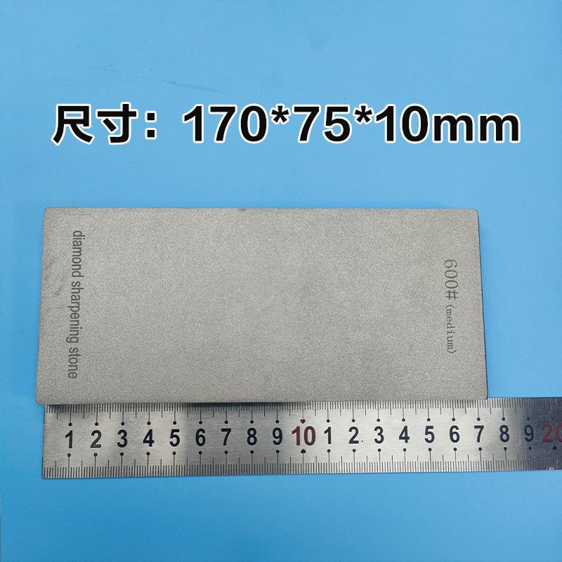 Oboustranná bruska na nože Diamantový brusný kámen 170*75MM Protiskluzová základna Brusný kámen Diamantové nástroje Jemné broušení Ostřící kámen