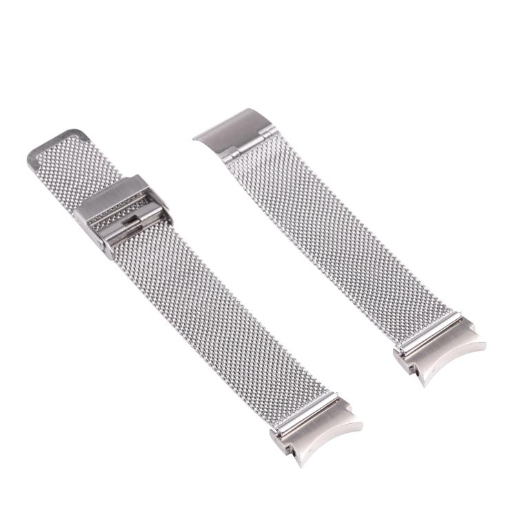 

For Samsung Galaxy Watch4 40mm/44mm Double Insurance Buckle Milanese Watch Band For Samsung Galaxy Watch4 40mm/44mm серебряный