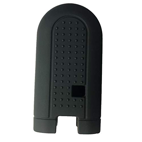 ZIAN Toyota Daihatsu Car 2-Button Smart Key Case Roomy Silicone Cover New Tanto/New Move Custom LA600S Specially Designed (Black)