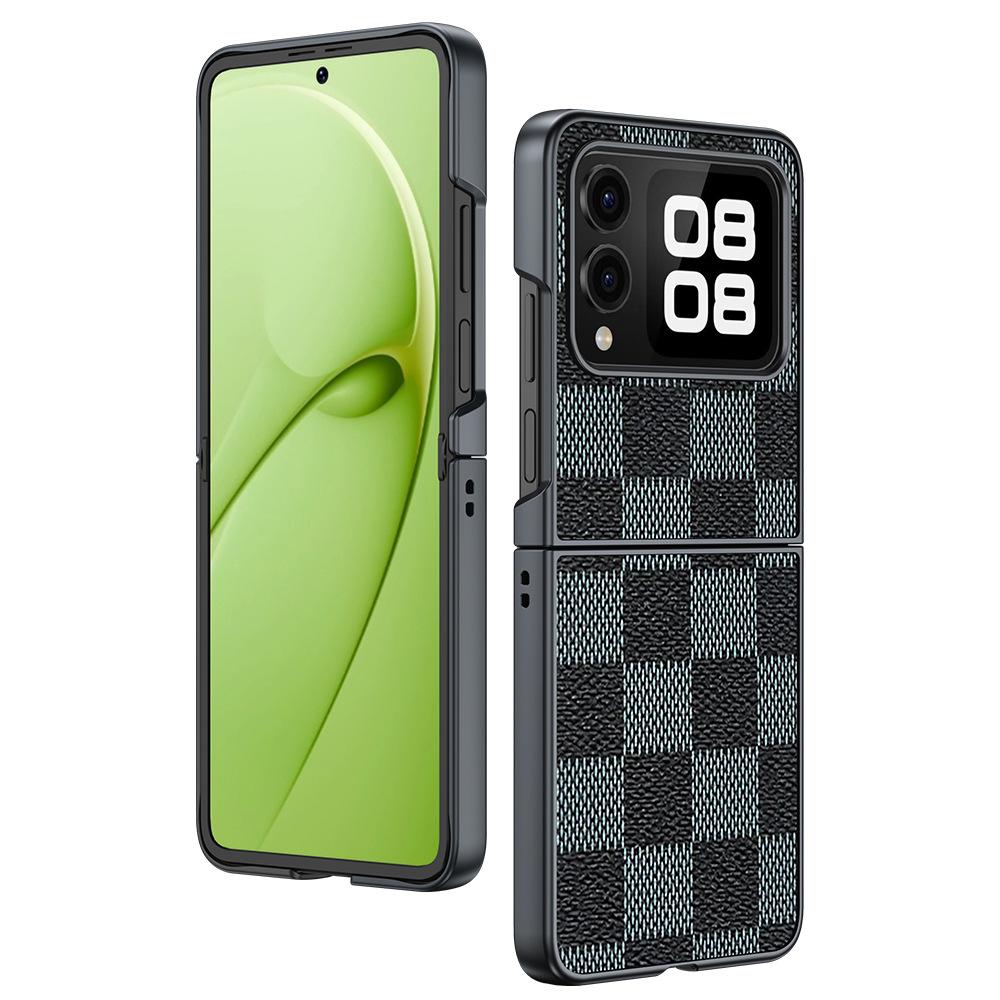 Applicable to Huawei novaflip mobile phone case Carbon fiber Kevlar pattern anti-drop ultra-thin novaflipS protective case