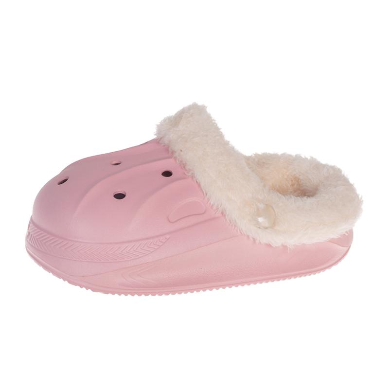 Kids Cotton Slippers Winter Warm Plush Clogs for Children Anti-slippery House Slides Casual Slip Ons Cotton Shoes Boys Girls New