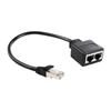 Connector Gigabit Ethernet Splitter Lan Network Extension RJ45 Ethernet RJ45 1 Male To 2 Female