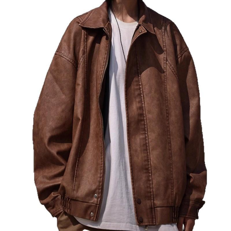 2026 Men's Pique Cool Jacket: High Street Trend, HK & Harajuku Korean Style, Spring & Autumn.