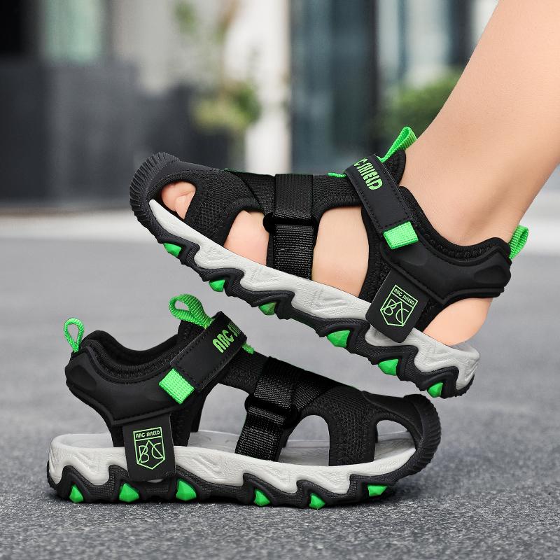 28-39 Summer Kids Closed Toe Collision Prevention Girls Sandals Sports Shoes Boys Sandals Flip-Flops