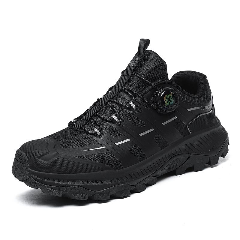 Men's Hot-Selling Non-Slip Waterproof Hiking Shoes - Cushioned Off-Road Running Sneakers for Outdoor Sports