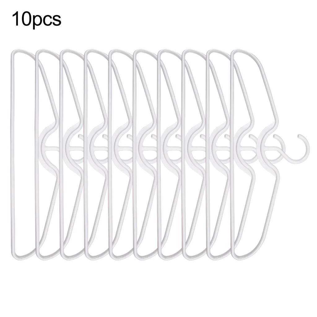 Coat Hanger Short Neck Hangers Clothes Hanger Lightweight Pack Of 10 White 41.5*15.5cm Short Neck High Quality