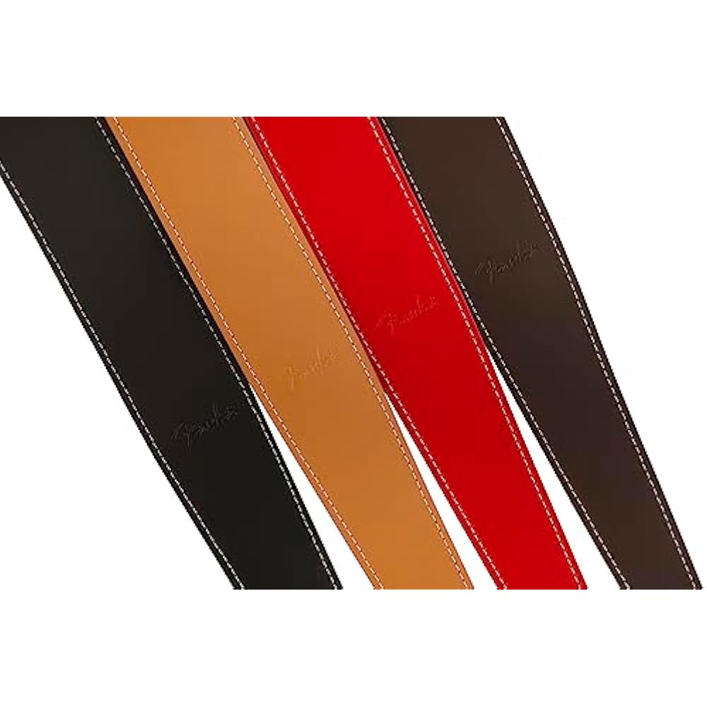 Fender/Essentials Leather Strap Brown Fender [Guitar Strap]