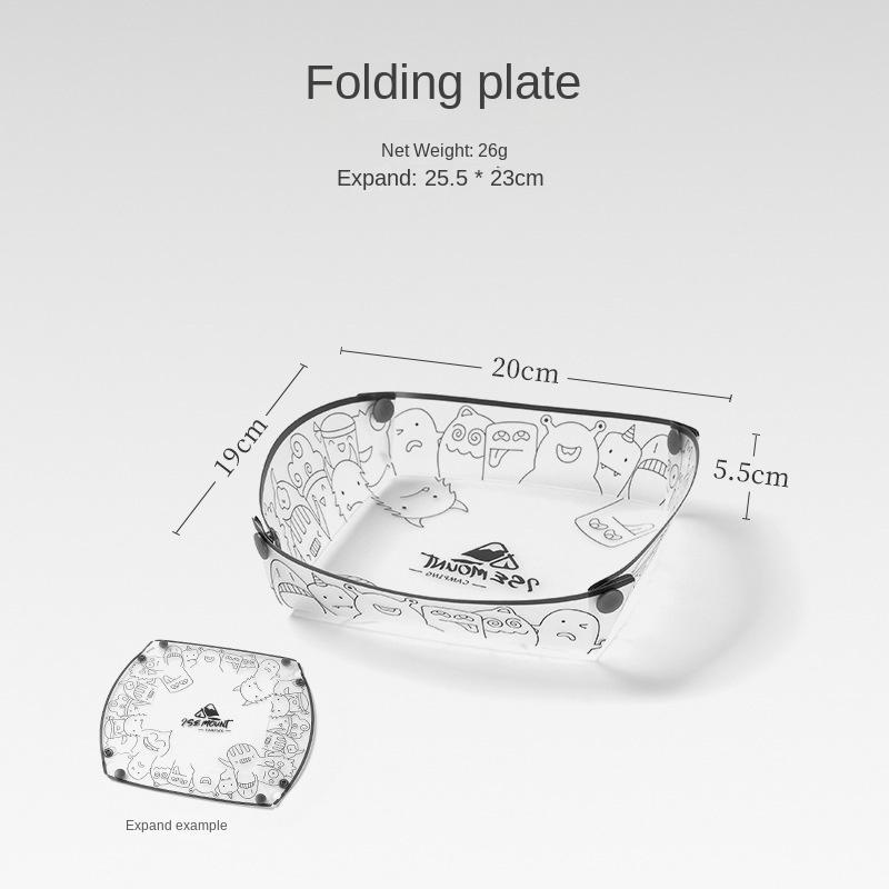 

Сверхлегкие складные портативные миски, тарелки, многоцелевая комбинированная посуда для использования на открытом воздухе