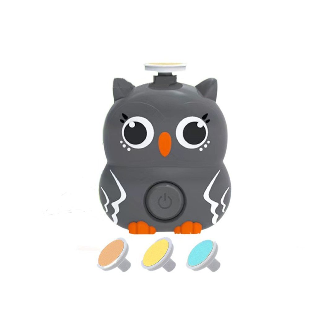 

Автоматический электрический детский триммер для ногтей Универсальная электрическая пилка для ногтей Уход за ногтями grey Owl