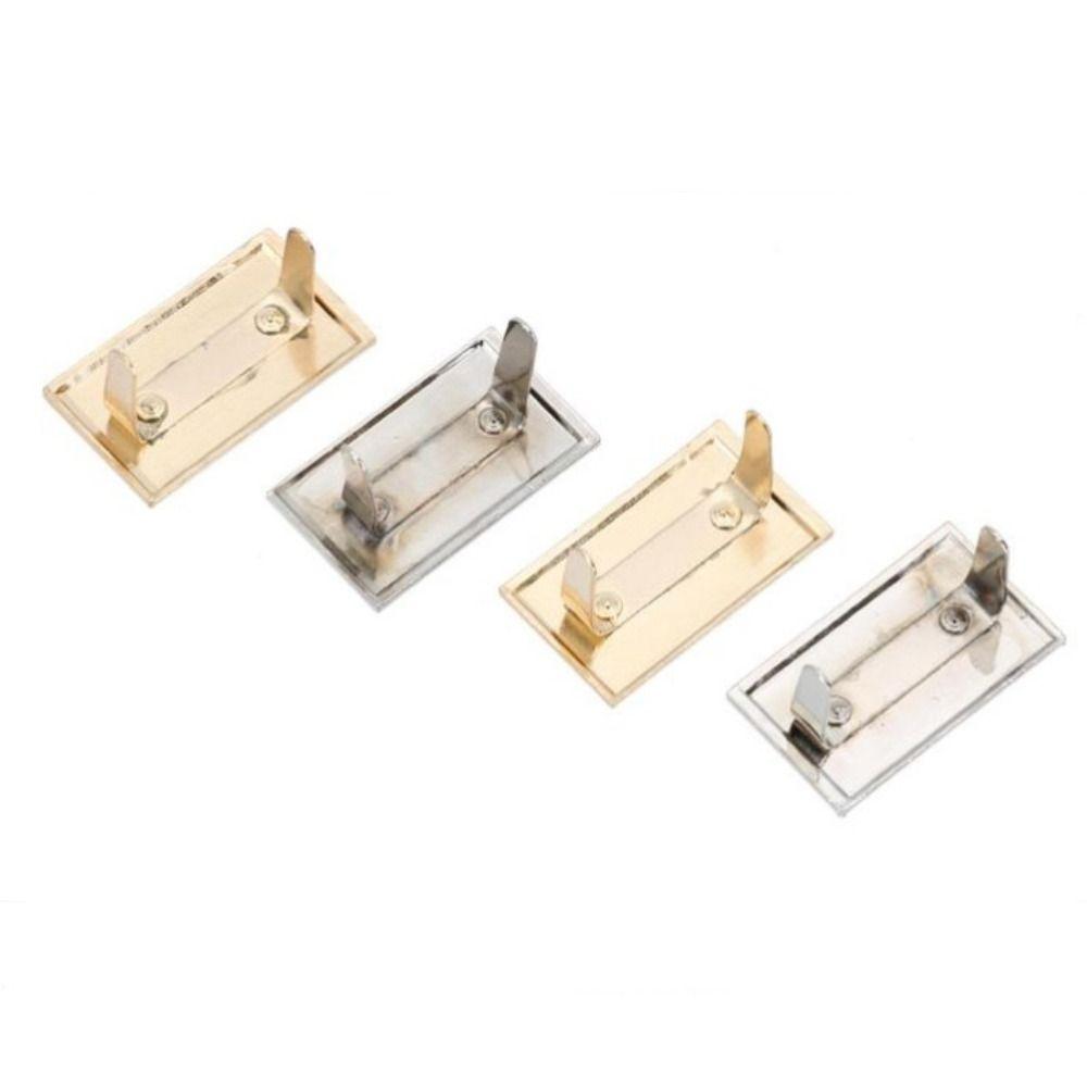 10pcs Rectangle Blank Name Labels Personalized Bags Label Marker  Leathercraft