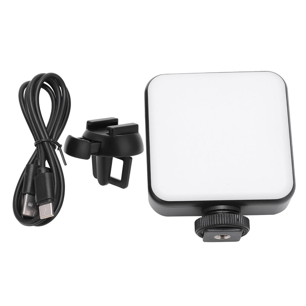 RGB Video Light Portable LED Camera 360 Degrees Full Color 2500‑9000K Photography Light 2000mAh Rechargeable with 3