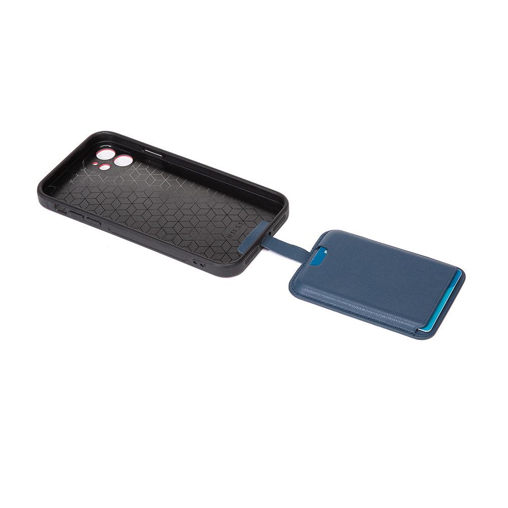 MagSafe Magnetic PU Leather Card Holder Lanyard for iPhone 6