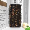 Vintage Aesthetic Flowers and Moon Pattern Phone Case for Samsung Galaxy S26 S25 S24+ S23 Ultra S22 Plus S21 FE S20 Soft Covers