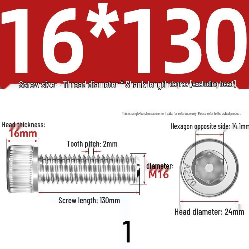 304 Stainless Steel Hex Socket Cap Screw with Extended Thread
