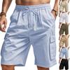 Pantalones Cortos Casuales de Verano para Hombre - Suaves, Transpirables, Holgados, de Cinco Pulgadas, para Playa