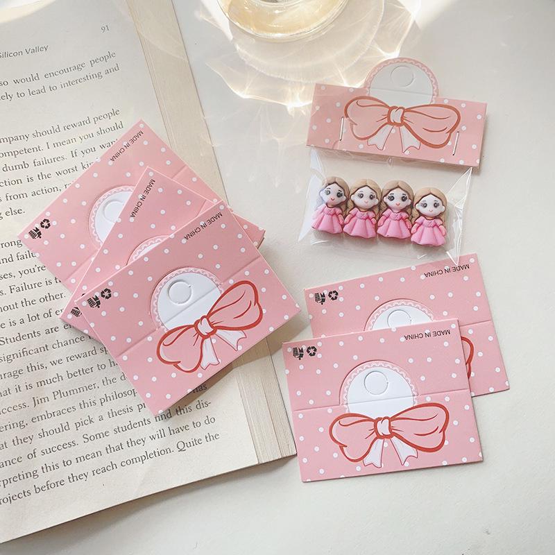 Korean Cute Children's Hair Accessories Packaging Card