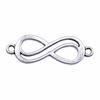 Zubehörteile Infinity Herz Liebe Verbinder Minimalistische Schmuckkomponenten QA027