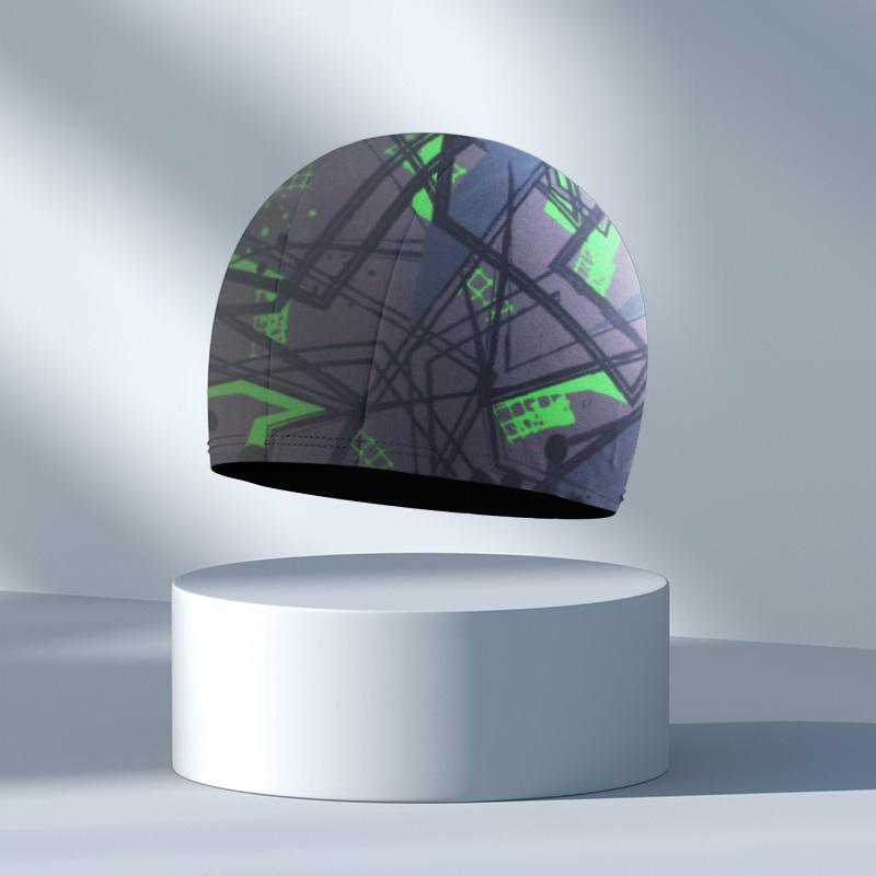 Waterproof Swimming Cap Protect Ears Long Hair Swim Pool Hat Sports Hat for Men Women with Ear Pockets High Elastic Bathing Caps