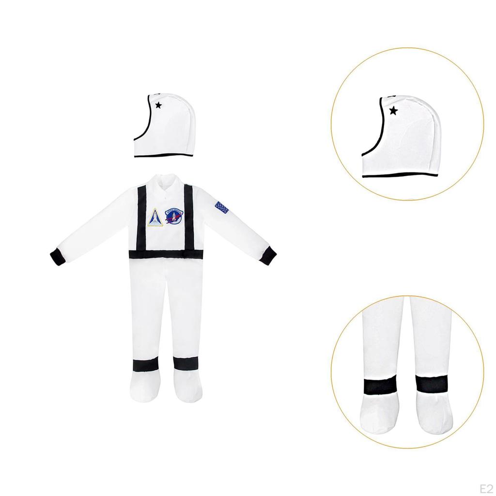 Astronauten-Komplettset für Kinder Unisex-Overall mit Material-Rollenspielzubehör