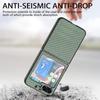 Carbon Fiber Style PU Leather Phone Case for Samsung Galaxy Z Flip8 Flip7 FE Flip6 Flip 8 7 6 5 4 3 Luxury Women Back Cover LXW