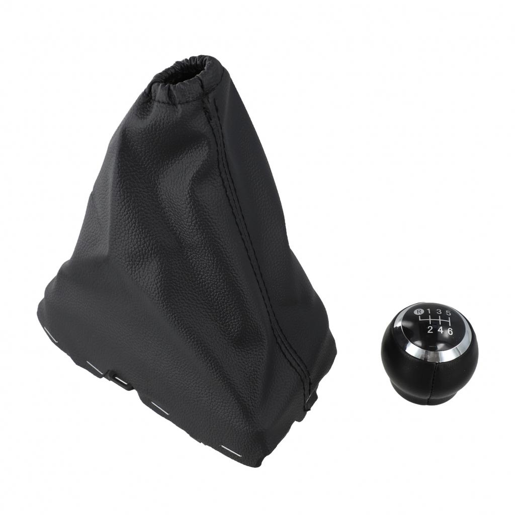 High Performance 6 Speed Leather Gear Shift Knob and Dust Cover for Toyota Cars