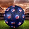 Football Club Print Size 5 Soccer Ball, Standard Match Football for Sports Game and Team Practice, Ideal Gift for Soccer Fans