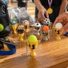 Trofeo Sportivo a Sfera Stampato in 3D Giocattolo Antistress Portachiavi Clicker Ciondolo Ecologico in PLA